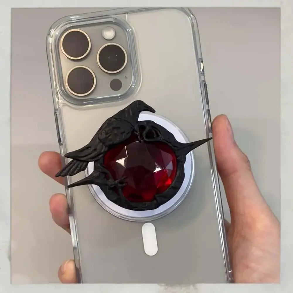 Sylus Mephisto Crow Stand, Magnetic Phone Holder, Love and Deepspace 3D Printed